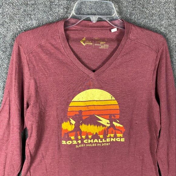 Leslie‎ Jordan T-Shirt Large 2021 Challenge Women's Long Sleeve Cotton Blend - Picture 7 of 8